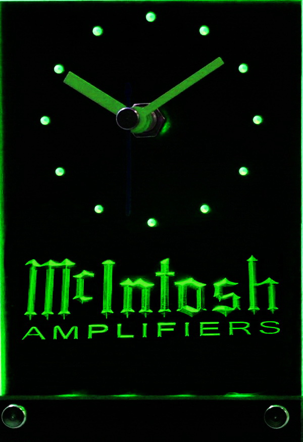 McIntosh Amplifiers Led Table Clock